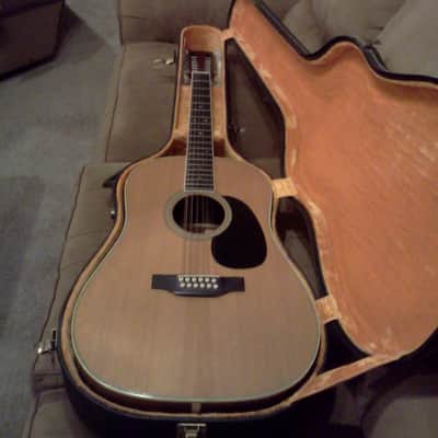Martin D 12 35 1968 12 string brazillian Rosewood 3 piece back image 5