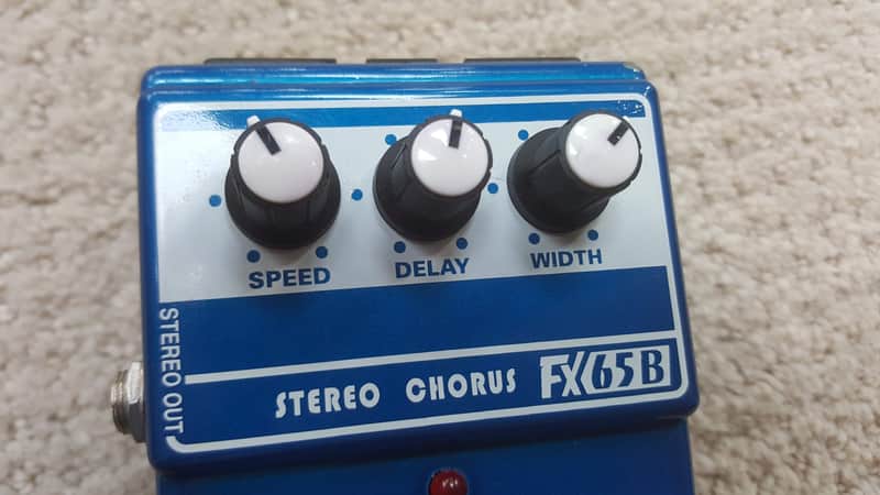 Vintage 90s DOD FX65B Stereo Chorus Guitar Effect Pedal True | Reverb