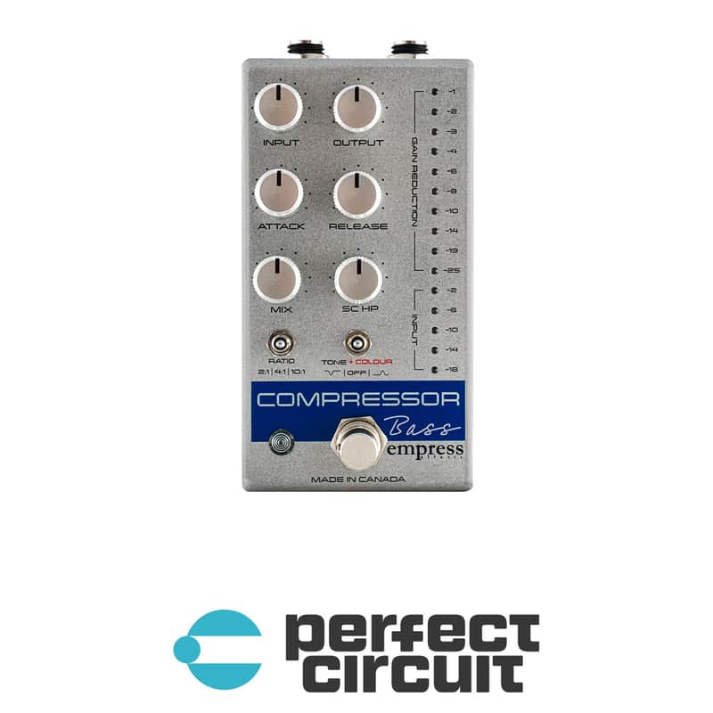 Empress Effects Bass Compressor Pedal (Silver) image 1