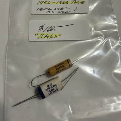 Vintage Reproduction Fender Capacitors Telecaster Dark circut image 1