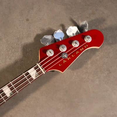 Lakland Skyline 44-60 Custom 2023 - Candy Red image 3
