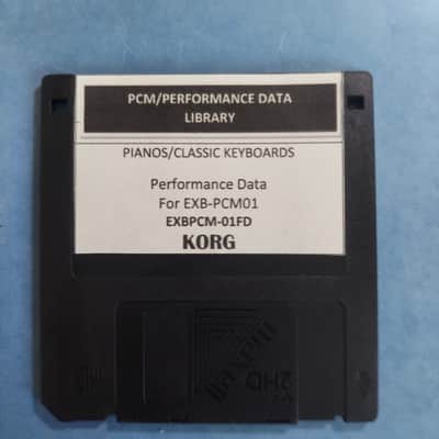 KORG EXB-PCM01 Pianos Classic Keyboards Factory Preload Disk Triton EXB PCM-01FD