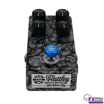 Flattley Guitar Pedals Poison Ivy 2024 - Black Skulls image 3