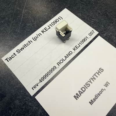 ORIGINAL Roland Replacement Push/Tact Switch (KEJ10901) for Juno-60, JSQ-60, MSQ-100, EP-6060, EP-11, etc