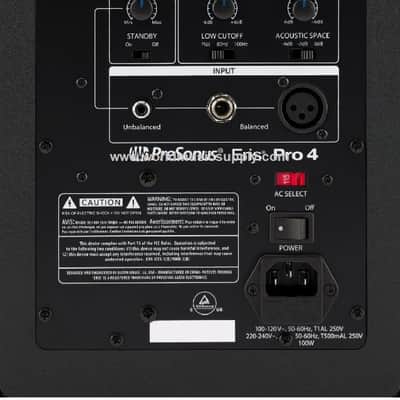 PreSonus Presonus Eris Pro 4 Recording Studio Monitors (each) Open Box Model image 2