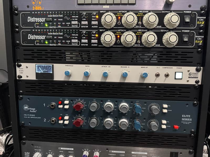Heritage Audio HA-73 EQX2 Elite Series Dual-Channel Mic Preamp / EQ 2017 - 2019 - Blue image 1