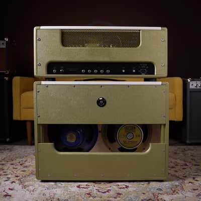 New Divided by 13 FTR 37 w/ 2x12 Cabinet - Gold Tolex image 3