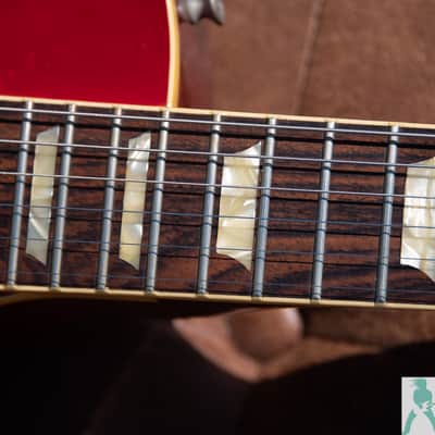 1980 Tokai Reborn Old LS-100 - '58 Cherry Sunburst Les Paul Clone - w Original "Lifton Cali Girl" Hardshell Case - Pro Set Up w Perfect Frets image 9
