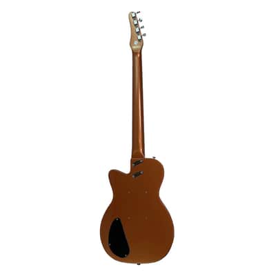 Silvertone 1444 Classic Series Short Scale Bass - Copper Metallic - Open Box image 8