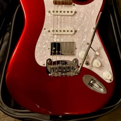 G&L USA Legacy HSS Candy Apple Red Metallic Finish Electric Guitar & Deluxe Gigbag & COA image 1