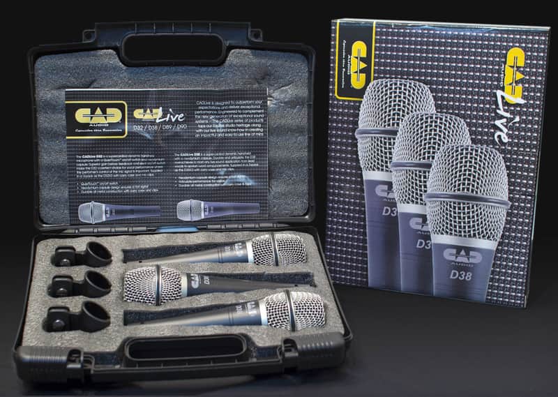 CAD D38X3 Supercardioid Dynamic Mic (3-Pack) image 2