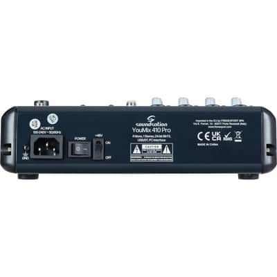 Soundsation YouMix 410 Pro Mischpult 10-Kanal USB Audio Interface image 3