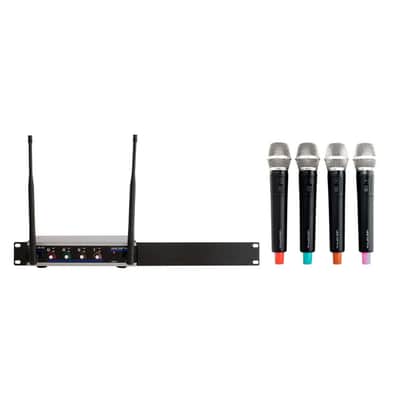 VocoPro Digital-Quad-H 4-Channel UHF Wireless Handheld Microphone System image 1