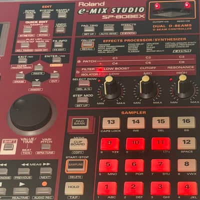 Roland SP-808EX e-MIX Studio groove sampler upgraded XLR, OPTIAL, SCSI image 5