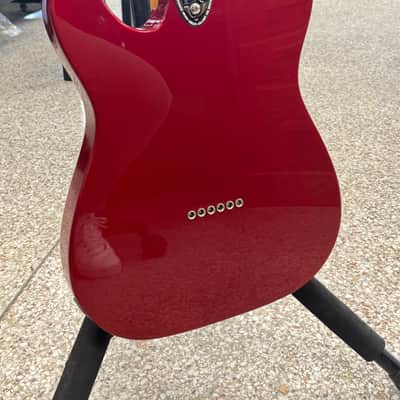Fender Vintera '70s Telecaster Thinline with Maple Fretboard 2019 - 2021 - Candy Apple Red image 5
