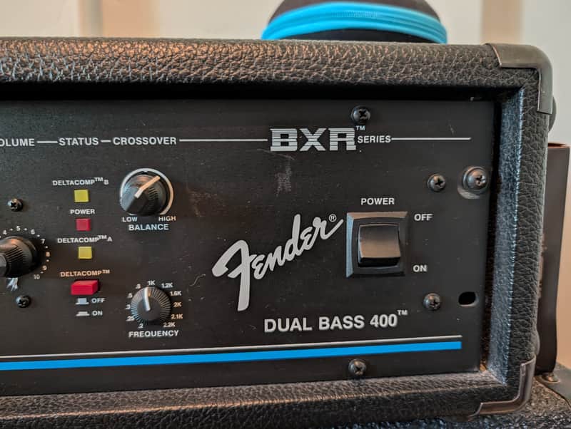 Fender BXR Dual Bass 400 Bass Head | Vintage Solid-State Bass Amp image 1