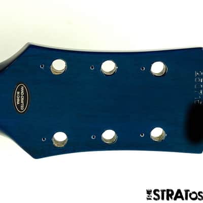 Epiphone Les Paul Special Double Cut BODY + NECK AAA Maple Figured Ocean Water. image 9
