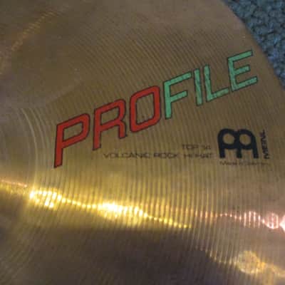 Meinl Rare Vintage Profile 14 Inch Volcanic Rock Hi Hat Cymbals - Excellent! image 4