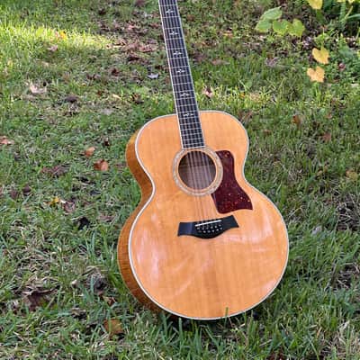 1996 Taylor 655, Blonde Jumbo 12 String, OHSC image 16