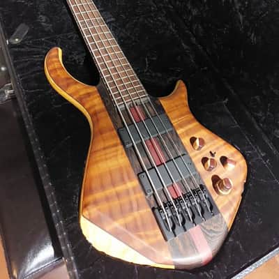Warrior Custom 5 String Bass - Mint/ USA image 2