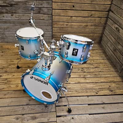 Drum Kit Sonor AQ2 Series 7ply Maple Safari Aqua Silver Burst USED! RKSNK120526 image 5