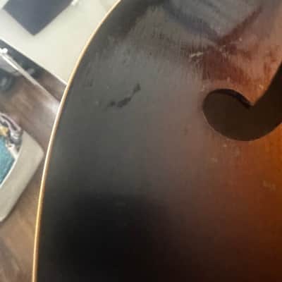 Gibson L50 Archtop Acoustic Guitar 1955 W/ DeArmond Pickup - Sunburst image 8