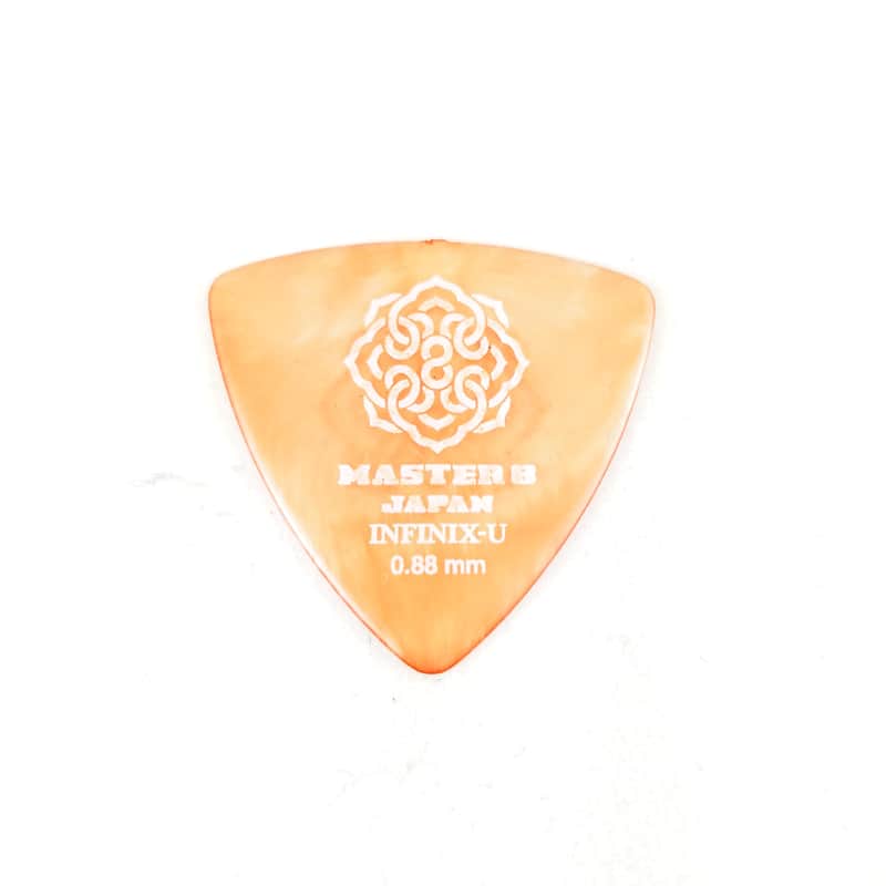 Master 8 INFINIX-U Grip Guitar Picks .88mm Triangle Medium 6-Pack image 1