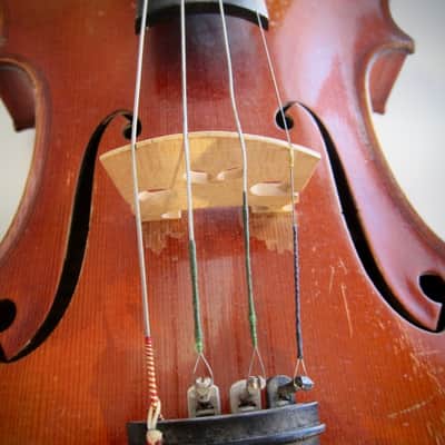 Lamy JTL French Violin 4/4 Antonio Stradivarius Model Circa-1930s-1940s-Reddish Varnish image 19