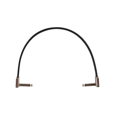 Ernie Ball 1ft (12") Flat Ribbon Patch Cable , Black - 6227 (P06227) image 2