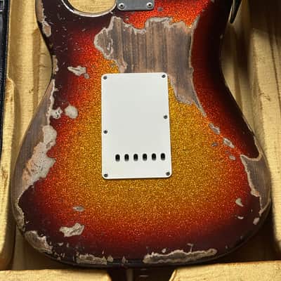 2024 Fender Stratocaster Super Heavy Relic 1965 Sunburst Sparkle Custom Shop image 7