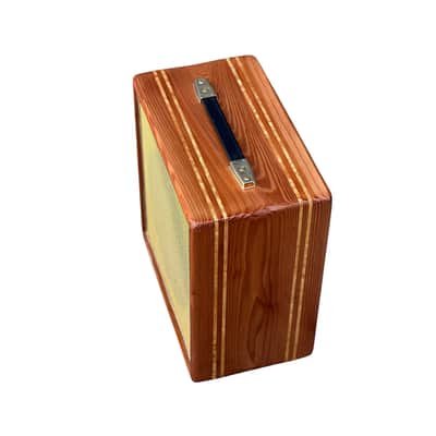 Ashen 112 Custom Guitar Speaker Cabinet Redwood Maple Inlays (empty) image 3