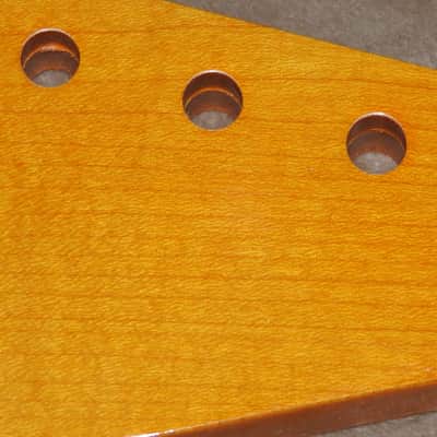WD Music SNVSVPF Lic. Fender Pau Ferro Stratocaster Neck Vintage Amber Gloss Poly Soft V Profile #2 image 3