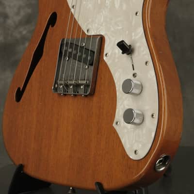 1985-86 made in Japan Fender Telecaster Thinline '69 reissue Mahogany image 6