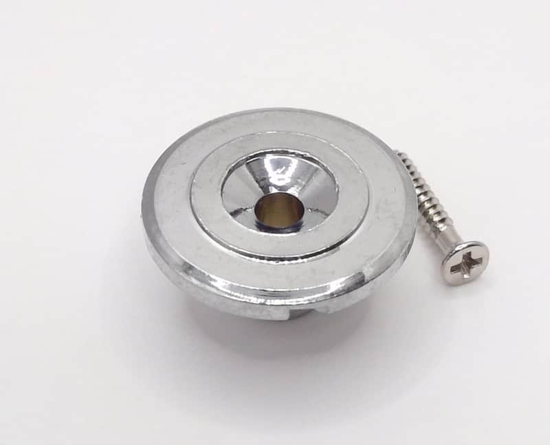 True Custom Shop® Chrome Slotted Modern String Guide for Fender Jazz & Precision Bass Guitars image 1