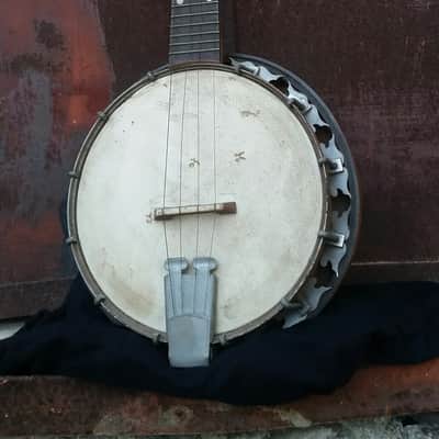 Vintage Banjo Banjolele Banjolin Tenor Banjo Ukelele N/a 1910-1940 Curly maple Natural image 1