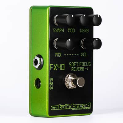 New Catalinbread Soft Focus Limited Edition LCD Green Reverb Guitar Effect Pedal image 3