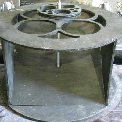 Leslie Speaker Lower Wooden Rotor w/belt Vintage 122, 145, 147 image 6