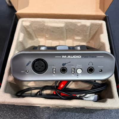 M-Audio Fast Track USB Audio Interface 2000s - Gray image 5