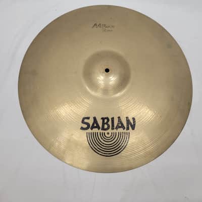 Sabian 21" AA Rock Ride Cymbal 1990 - 2001 - Brilliant (243-12) image 1
