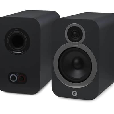 Q Acoustics QA3536 Q 3030i SPEAKER CARBON BLACK PAIR image 1