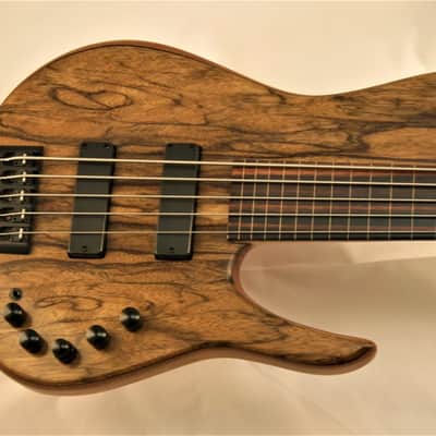 JCR SJ 5 Black Limba Fretless image 4