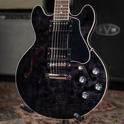 Gibson ES-339 Semi-Hollow Electric Guitar - Transparent Ebony with Hardshell Case image 3
