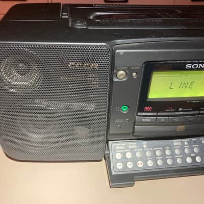 SONY CCCR ZS-6 BOOMBOX (90s) - BLACK image 9