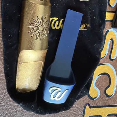 Theo Wanne Fire 2 - Alto Saxophone Mouthpiece size 6 w/original box, ligature, protective cover, suede bag image 2