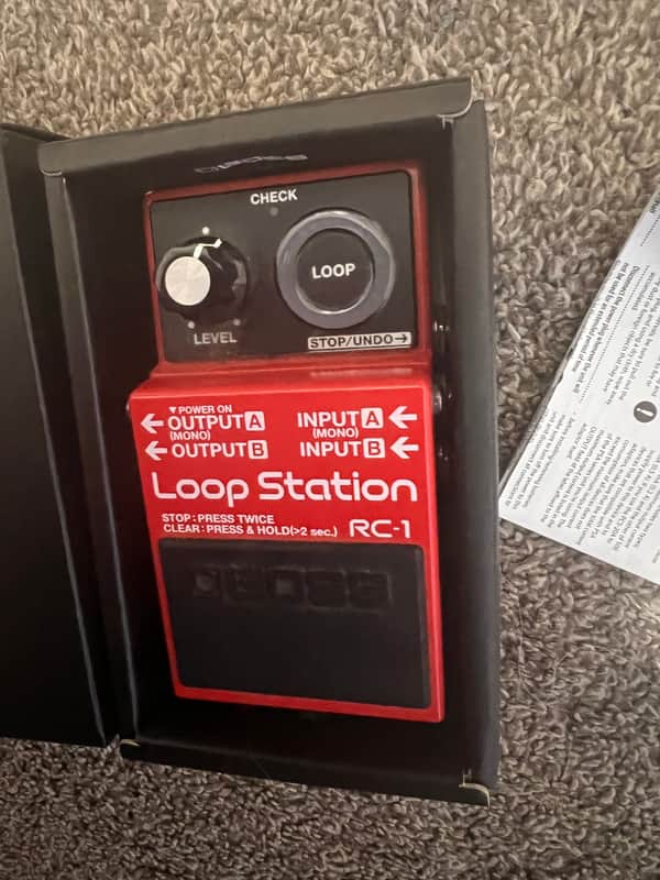 Boss RC-1 Loop Station 2014 - Present - Red image 1