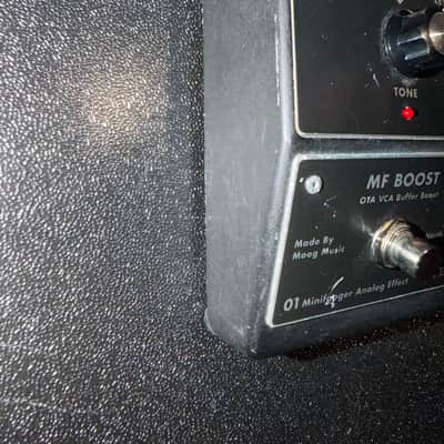 Moog Minifooger MF Boost v2 2010s - Black image 5