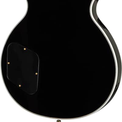 Gibson Custom Shop Les Paul Custom Electric Guitar, Ebony Fingerboard, Ebony image 8