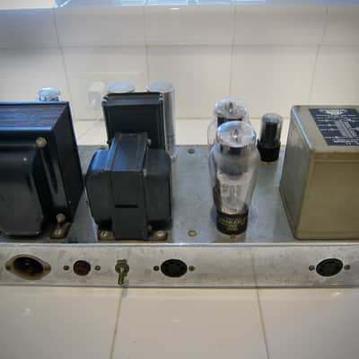 Western Electric Tube Mono Power Amp (2) 6L6's Circa-1950s-Chrome Chassis image 13