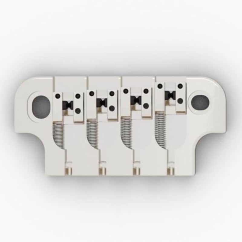 Hipshot 2 Point SuperTone Bass Bridge For Gibson - NICKEL image 1