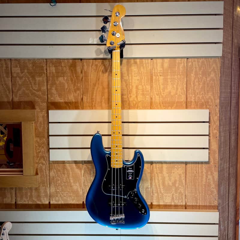 Fender American Professional II Jazz Bass with Maple Fretboard 2020 - Present - Dark Night image 1